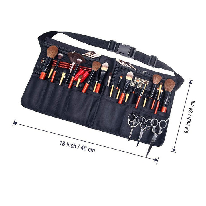 Professional Makeup Bag Waist Bag Women Cosmetic Brush Bag With Belt