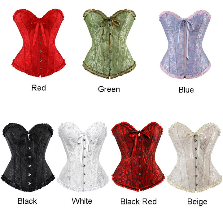 X Sexy Women steampunk clothing gothic Plus Size Corsets Lace Up boned